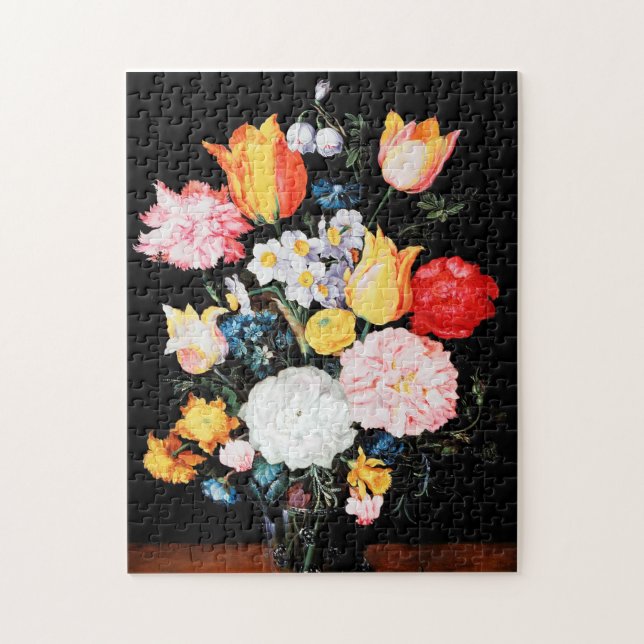 Puzzle Fleurs dans un navire en verre, Jan Brueghel le pl (Vertical)