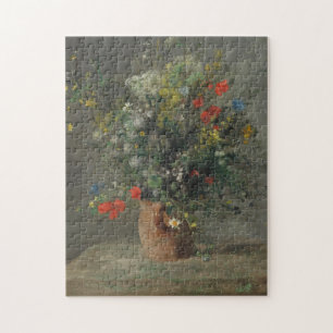 Puzzle Fleurs dans un vase, c.1866