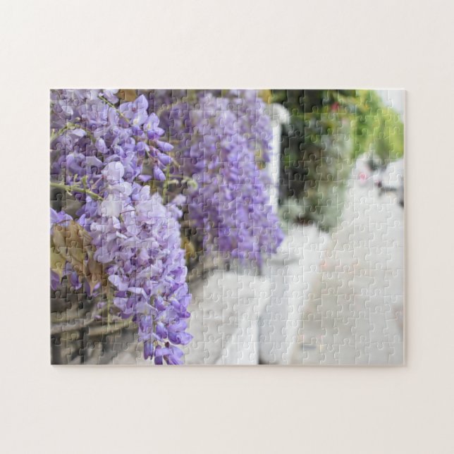 Puzzle Fleurs de bactéries violettes Kensington Chelsea L (Horizontal)