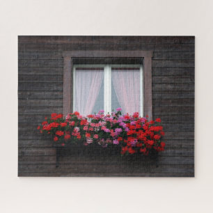 Puzzle fleurs de fenêtre