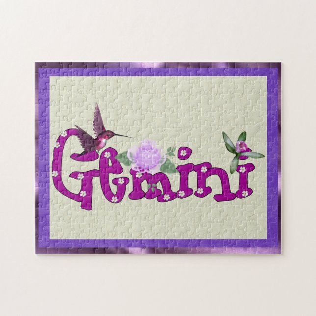 Puzzle Fleurs de Gémeaux (Horizontal)