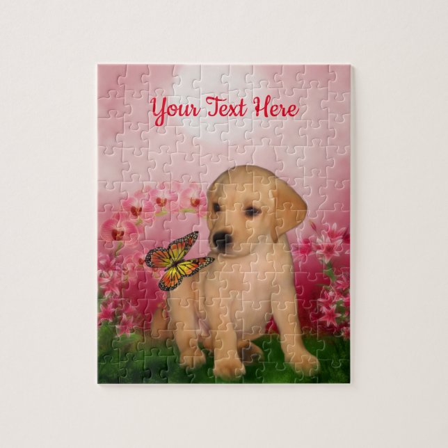 Puzzle Fleurs de Papillon de marionnettes de laboratoire  (Vertical)