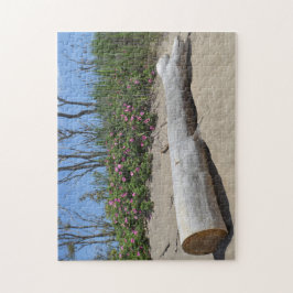 Puzzle Fleurs De Plage Et Bois Dérivé