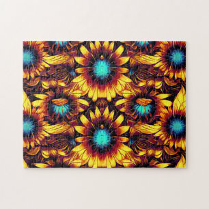 Puzzle Fleurs de soleil lumineuses