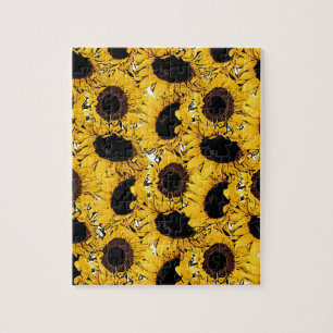 Puzzle fleurs de soleil pétales nagent plongent marine na