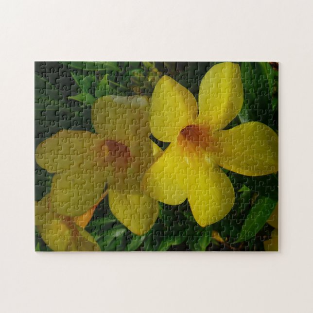 Puzzle Fleurs de trompette d'or II Tropical (Horizontal)