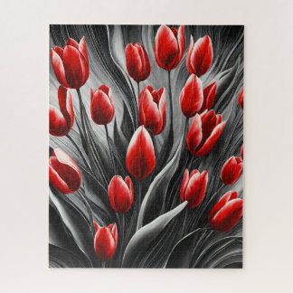 Puzzle Fleurs de tulipe