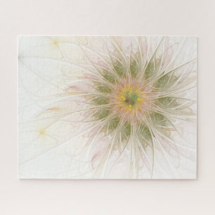 Puzzle Fleurs imaginaires fractales douces et tendres
