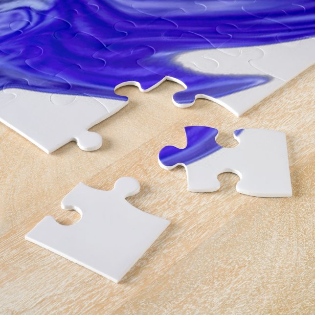 Puzzle Fleurs Iris Violets (Côté)