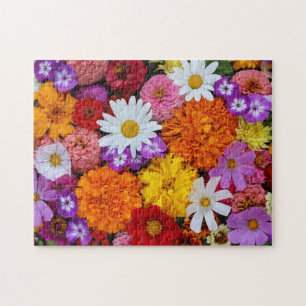 Puzzle Fleurs Lumineuses Et Colorées Botaniques Florales