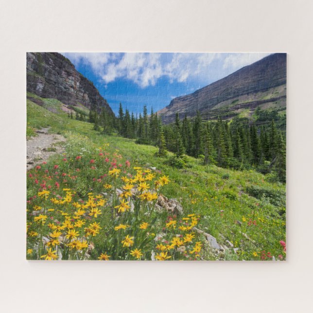 Puzzle Fleurs | Montana Flower Path (Horizontal)