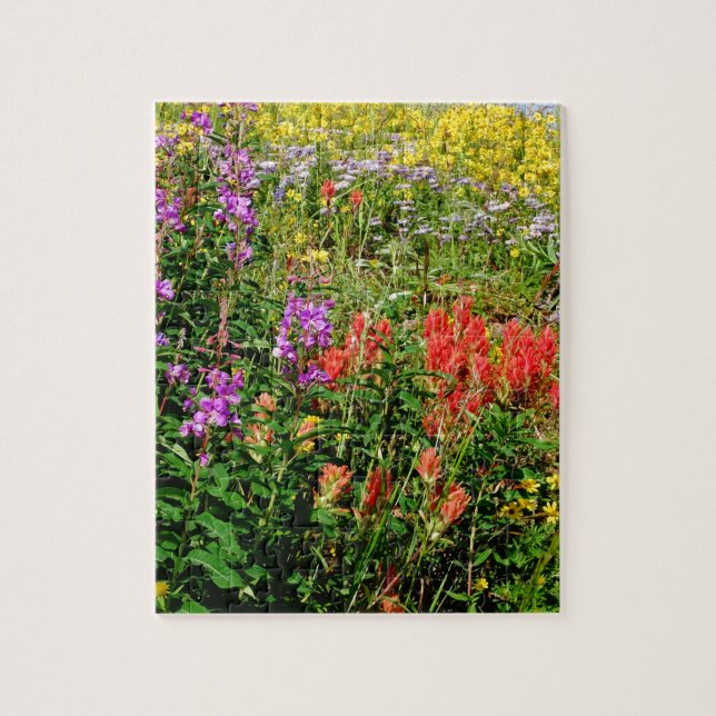 Puzzle Fleurs sauvages des Rocheuses (Vertical)