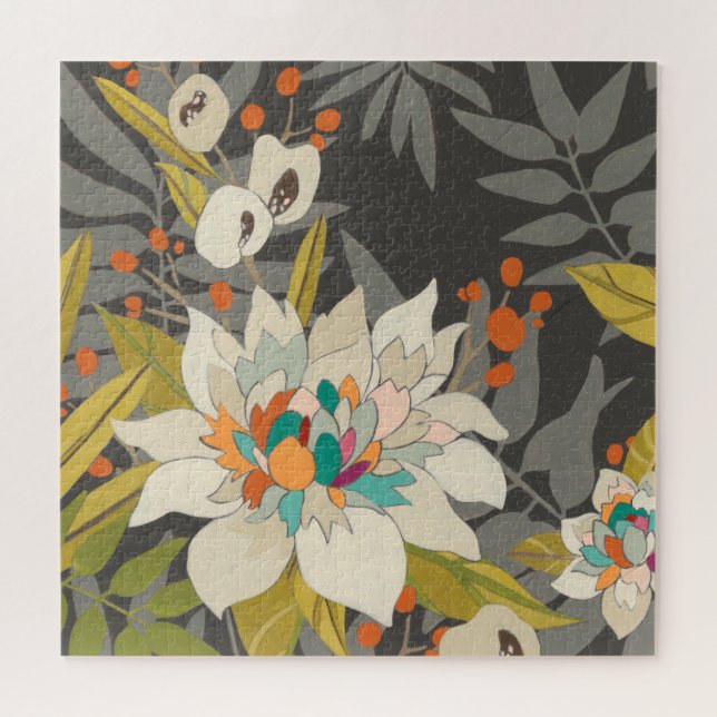 Puzzle Fleurs Tropiques Twilight (Horizontal)
