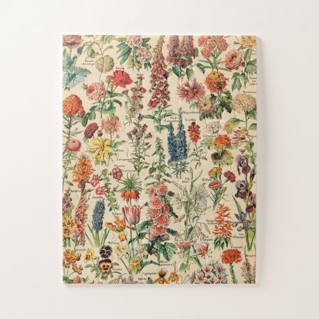 Puzzle Fleurs vintages (Vertical)
