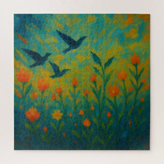 Puzzle Flight Through Color (Vertical)