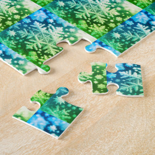 Puzzle Flocons de neige / Gros cristaux / Greenleaf / Cen