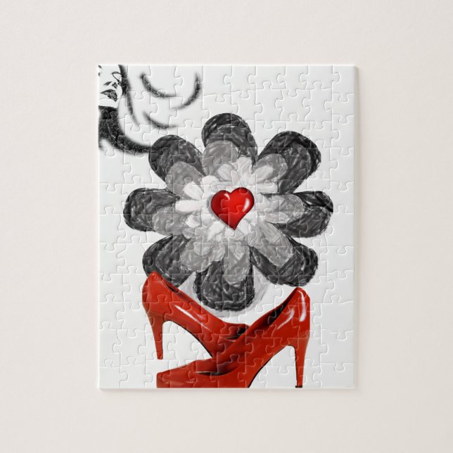 Puzzle floral (Vertical)