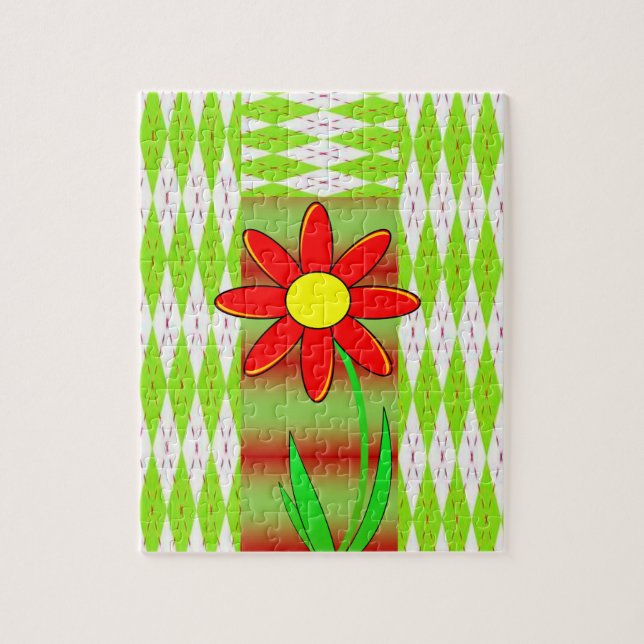 Puzzle floral (Vertical)