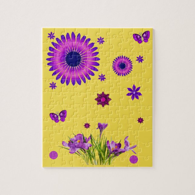 Puzzle floral (Vertical)