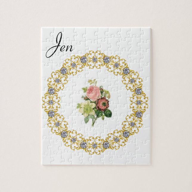 Puzzle floral (Vertical)