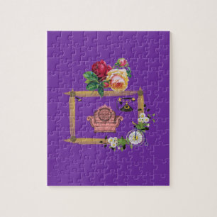 Puzzle floral