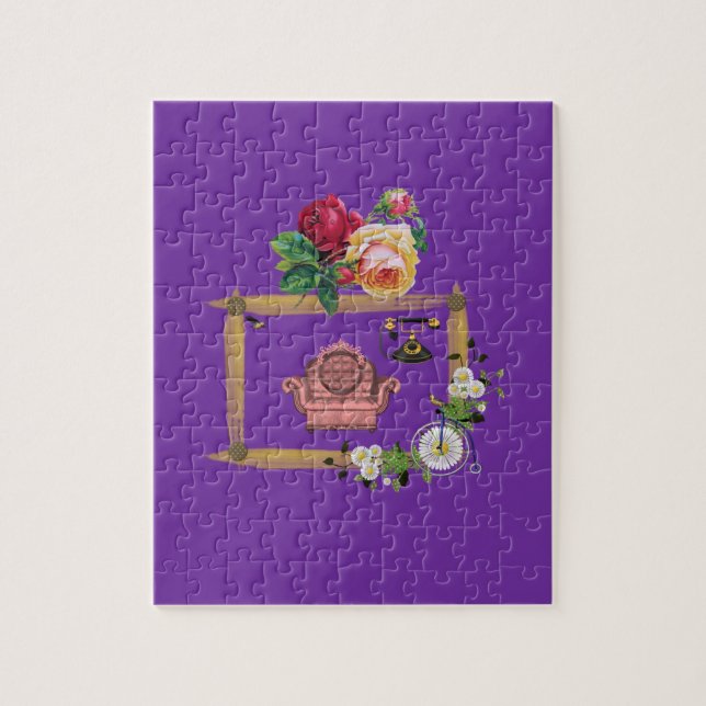 Puzzle floral (Vertical)