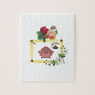 Puzzle floral