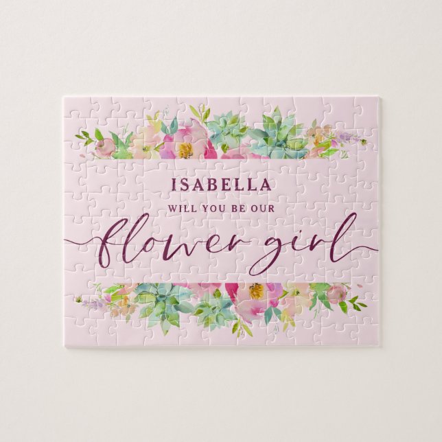 Puzzle Floral Chic en fleurs Soyez notre proposition de f (Horizontal)