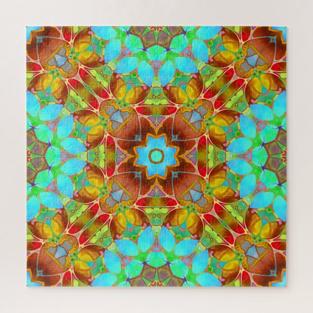 Puzzle Floral Fraktal Art G410 (Vertikal)