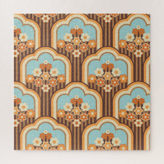 Puzzle Floral Retro : les années 70 revival du papier pei