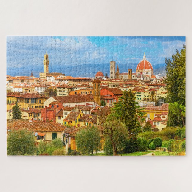 Puzzle Florence City Skyline Toscane Italie (Horizontal)