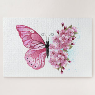 Puzzle Flower Butterfly