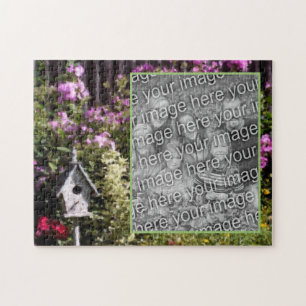 Puzzle Flower Garden Bird House Peinture Ajouter Votre Ph