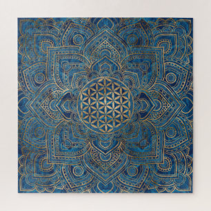 Puzzle Flower of Life in Lotus