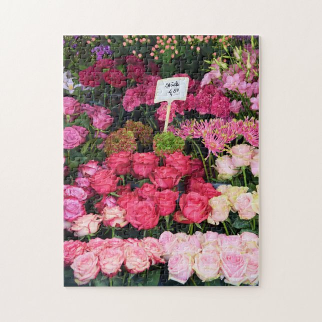 Puzzle Flower Shop - Marché de Munich - 11x14 - 252 pcs. (Vertical)