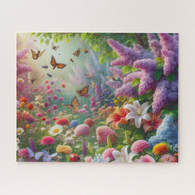 Puzzle Fluttant Floral (Horizontal)