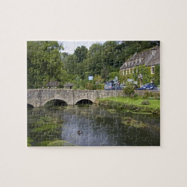 Puzzle Flux de truites dans le village de Bibury, (Horizontal)