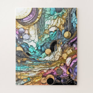 Puzzle Flux d'or en écoulement
