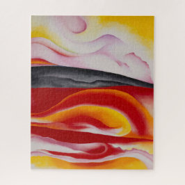 Puzzle Flux rouge, jaune et noir | Georgia O'Keeffe |