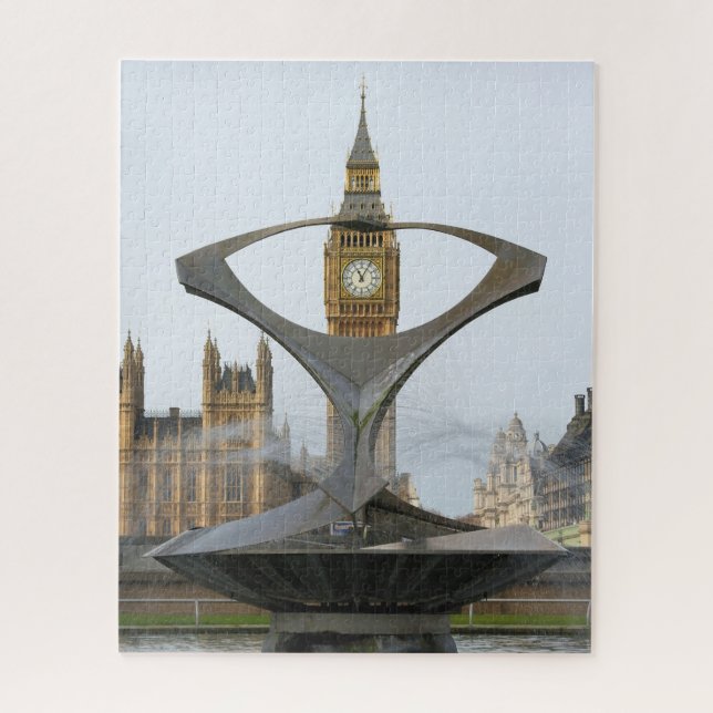 Puzzle Focus sur Big Ben - Londres - 16x20 - 520 pcs (Vertical)