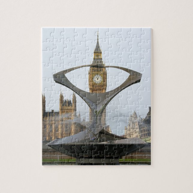 Puzzle Focus sur Big Ben - Londres - 8x10 - 110 pcs (Vertical)