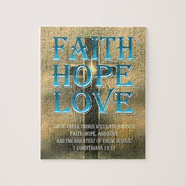 Puzzle Foi, espoir, amour (Vertical)