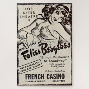 Puzzle Folies Bergere des années 1930