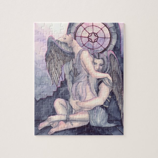 Puzzle foncé de foi (Vertical)