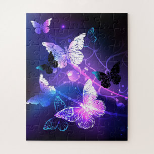 Puzzle Fond avec papillons de nuit
