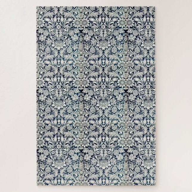 Puzzle - Fond d'écran bleu et blanc (Vertical)