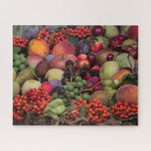 Puzzle Fond graphique de fruits