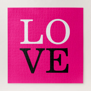 Puzzle Fond Rose Amour Mariage