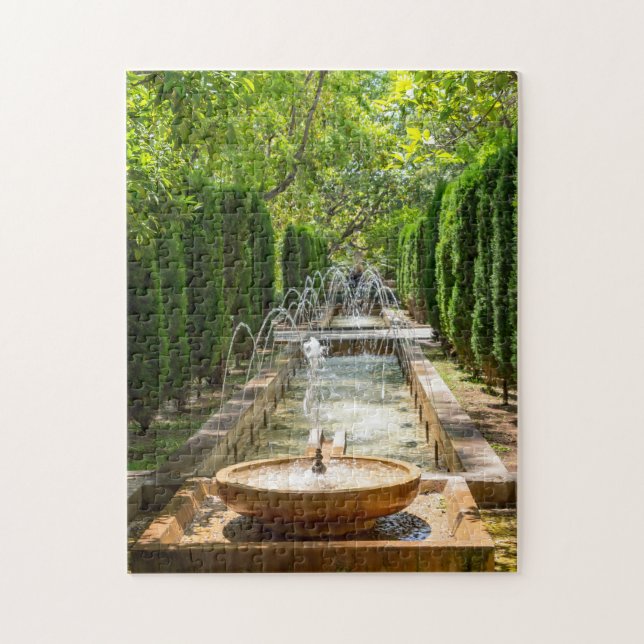 Puzzle Fontaine dans les jardins d'Almudaina - Palma de M (Vertical)