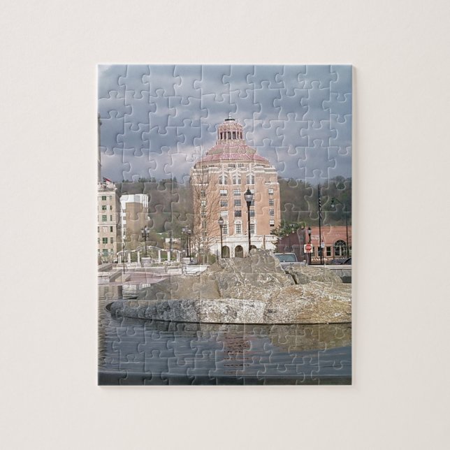 Puzzle Fontaine d'Asheville OR (Vertical)